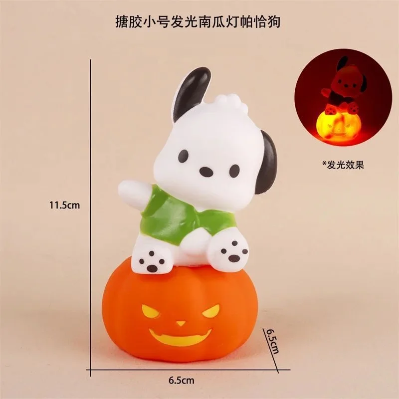 Sanrios carino Kuromi zucca luce notturna nuovo cartone animato studente creativo festival ornamenti ornamenti luce ambientale ragazze cuore regalo
