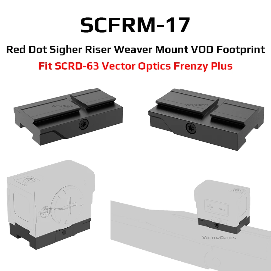 Vector Optics Victoptics Pistol Red Dot Sight-Halterung für Vektoroptik Frenzy Red Dot 4