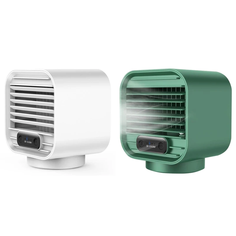 Mini Water Cooling Fan Portable Air Cooler,Household Desktop Charging Small Fan Humidifying Spray Air Cooler