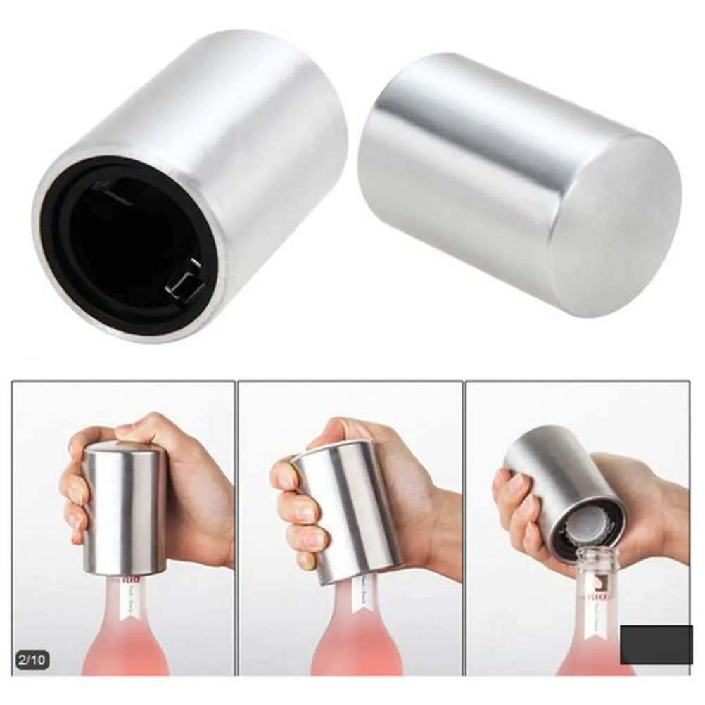 

Beer Bottle Opener Openers Accessories Suitable Corkscrew Automatic Small Stainless Steel