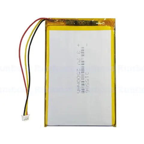 1.25 리튬 폴리머 리튬 이온 배터리, S11ND018A 전자책 (ONYX BBA10) 용, 355585 보조배터리 psp DVR 305585, 3 핀 315586, 3.7V, 2500mAh