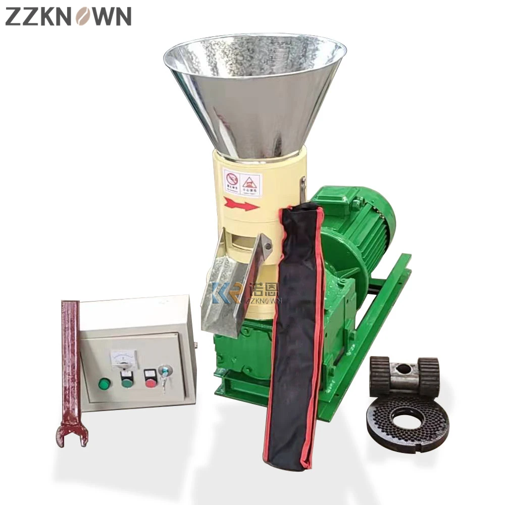 55KW 1.2T Capacity  Biomass Fuel Energy Pellet Making Machine Rice Husk Wood Pellet Machine