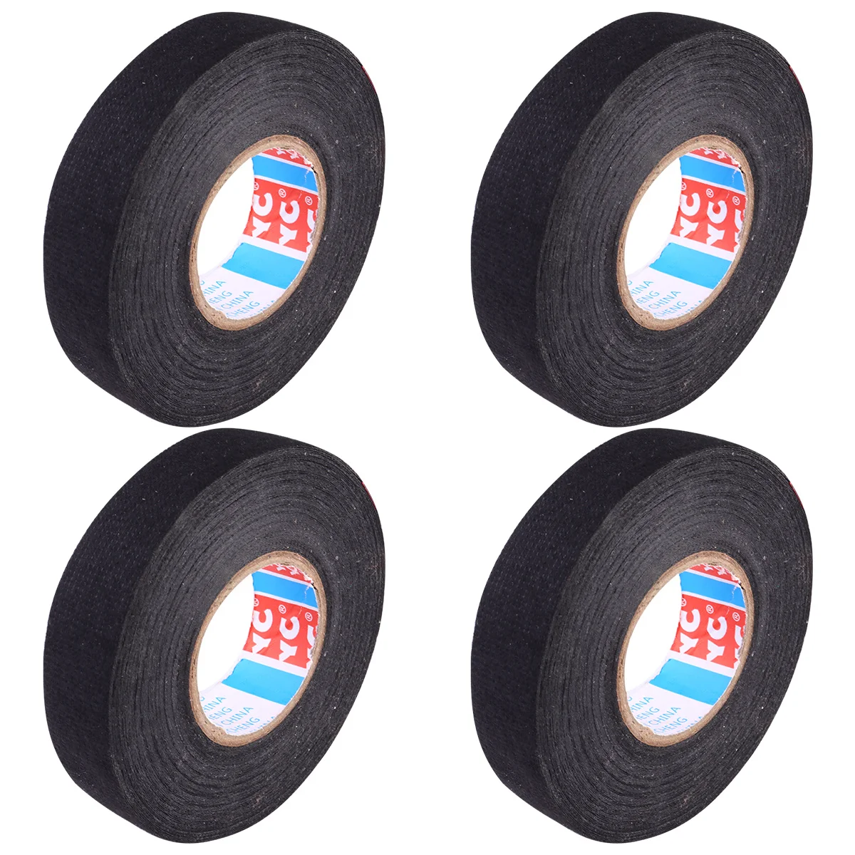 

4Pcs Car Wire Electrical Tape 19mmx15m Flame Retardant Adhesive Insulation Tape for DIY Industrial Home Use Acid Alkali Moisture