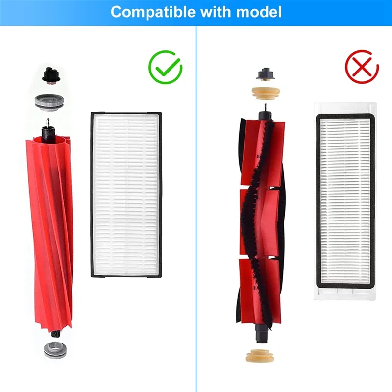 AB43-15PCS Wichtigsten Seite Pinsel Mopp Filter Für Xiaomi Roborock S7 Maxv / Plus / Ultra G10S / G10S Pro Roboter Staubsauger Zubehör