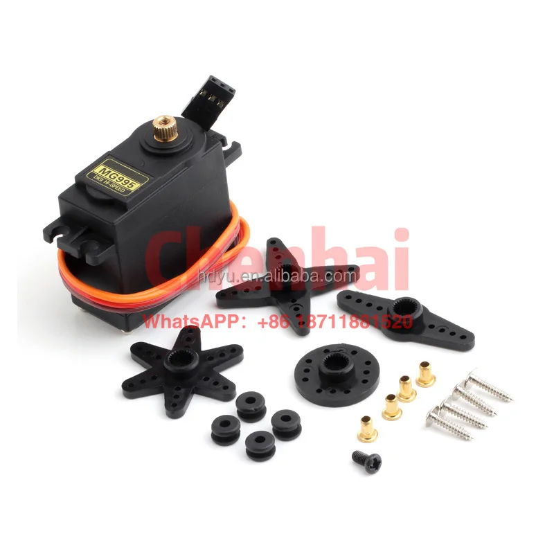 

MG995 Steering Gear 55G Metal Copper Gear Servo 180/360°
