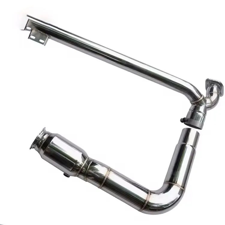 Xinaote  High Flow Performance 200Cells Catted Exhaust Polished Downpipes for Porsche Cayman 718 GTS 2.5T2.0T