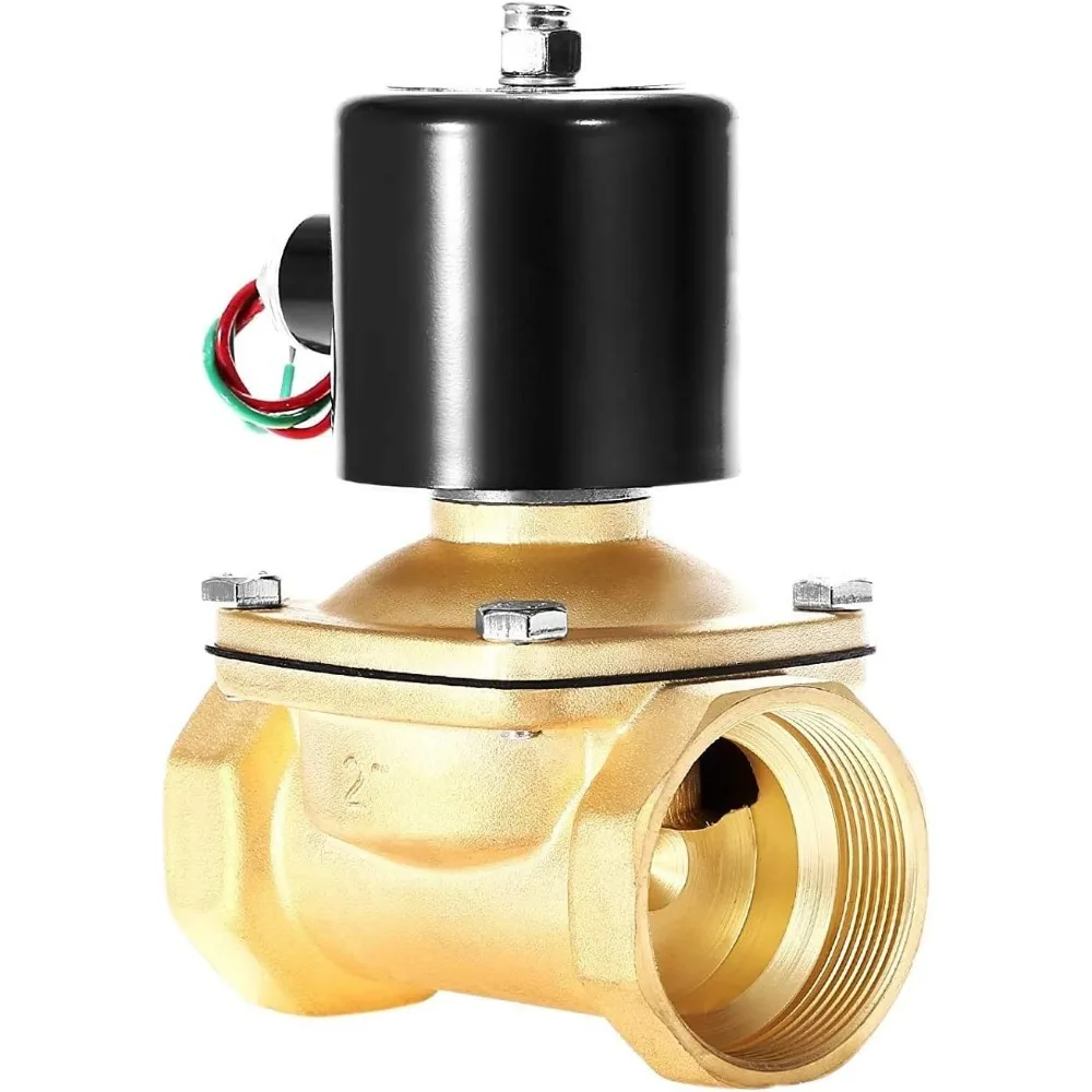 

Латунный электрический электромагнитный клапан 2 дюйма, 110 В переменного тока (NPT, нормально закрытый)