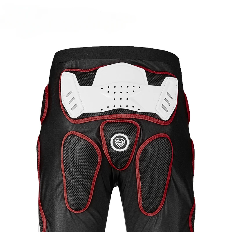 Motorcycle Armor Trousers Motocross Pants Long Armor Knee Crotch Hip Protection Motorbike Riding Racing Equipment Shorts