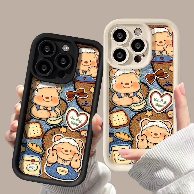 Creativity Aesthetics Love Heart Phone Case For iPhone 16 Pro Max Cases iPhone 11 12 13 14 15 15Pro 7 8 Plus XR X XS Cases Cover