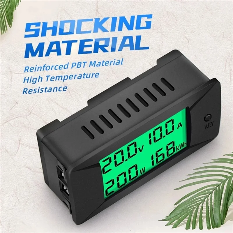

Digitalvoltage Current Meter Power Detector Voltage Detector Monitor Tester DC0-300V 300A LCD Power Meter PZEM-025-AA26