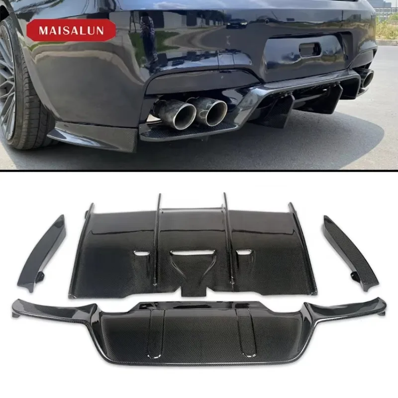 

ZAIQU jiuzhou Auto PSM Style Carbon Fiber Rear Diffuser for M6 6 Series F06 F12 F13 M Sport 2012-2014 Car Bumpers Diffuser Bo