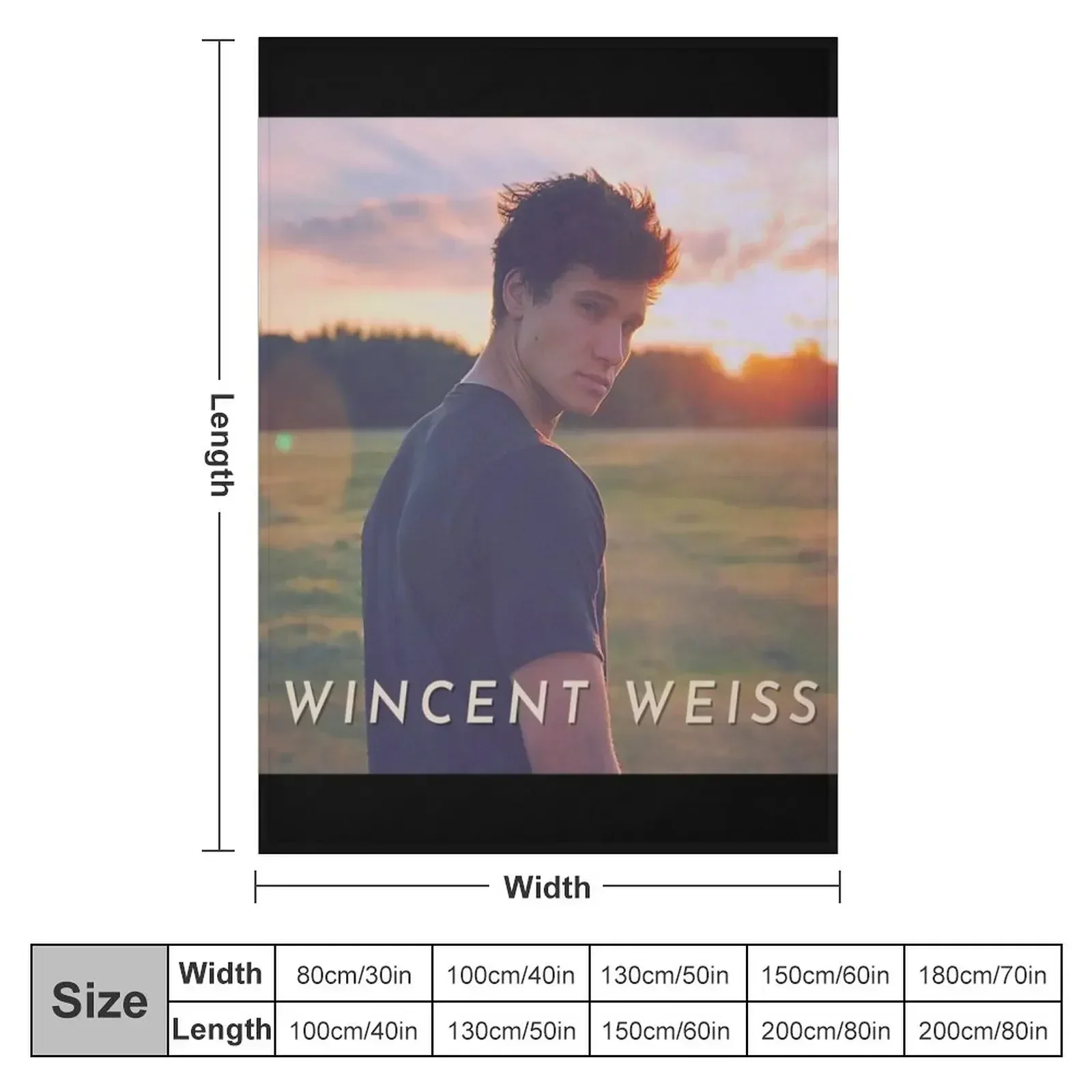Wincent Weiss vibes Throw Blanket anime Luxury Thicken Plaid christmas decoration Bed Fashionable Furrys Blankets