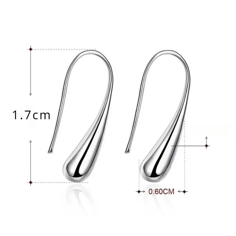 Delysia King   Earrings European and American earrings fashion creative water drop ear hooks