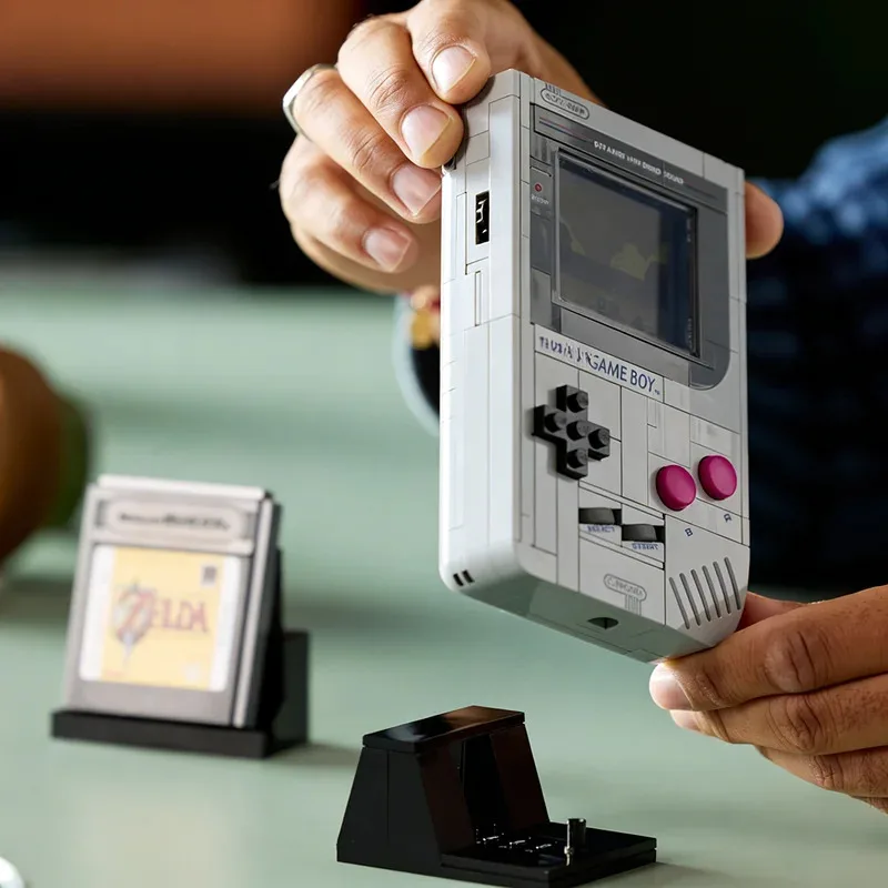 

Портативная ретро-игровая консоль, портативный игровой контроллер, джойстики, набор для сборки, модель из блоков, конструктор, игрушка, подарок