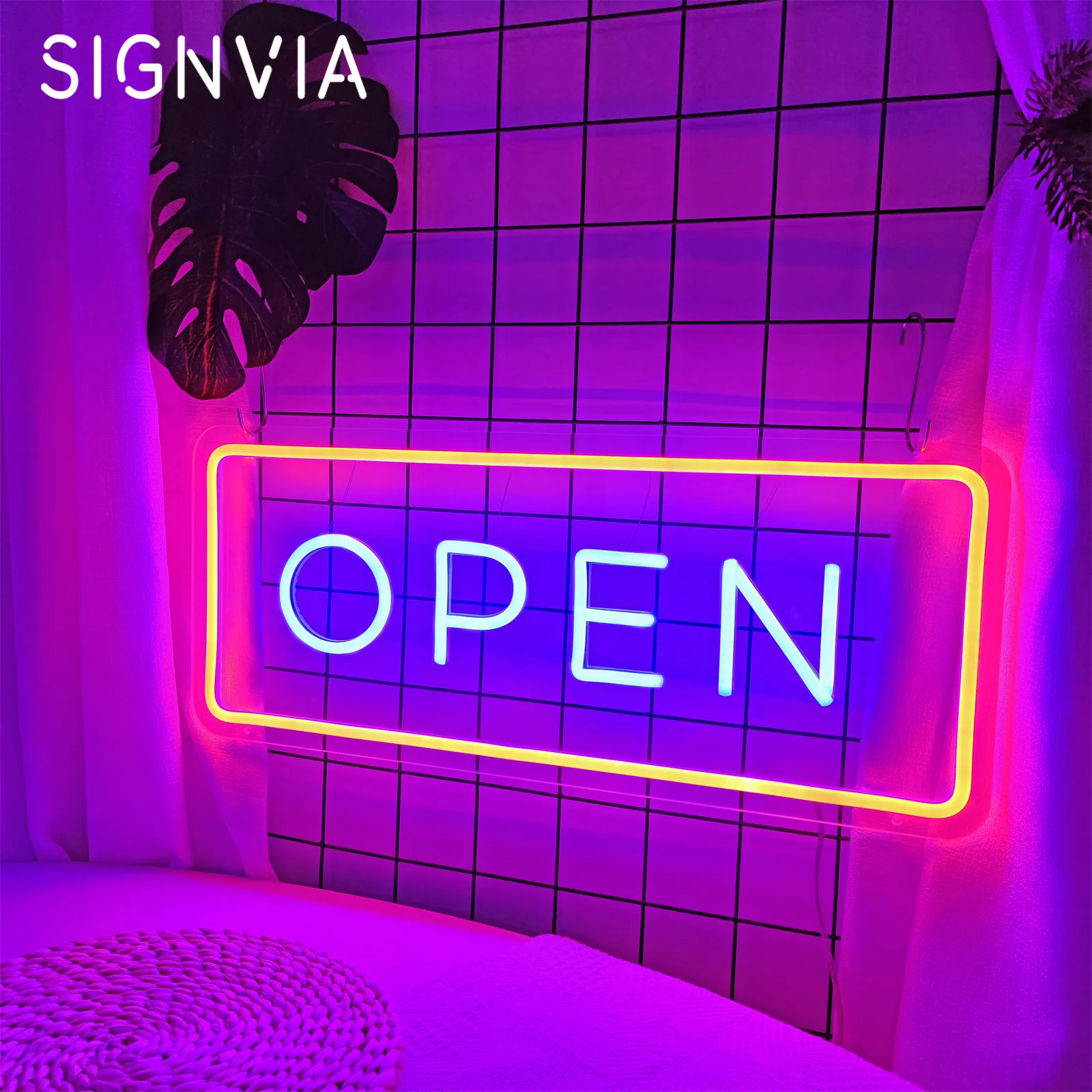 

OPEN Neon LED Signs Business Store Wall Hanging Neon Sign Lights Advertising Light Neon Lamp Business Store Billboard Bars Cafe