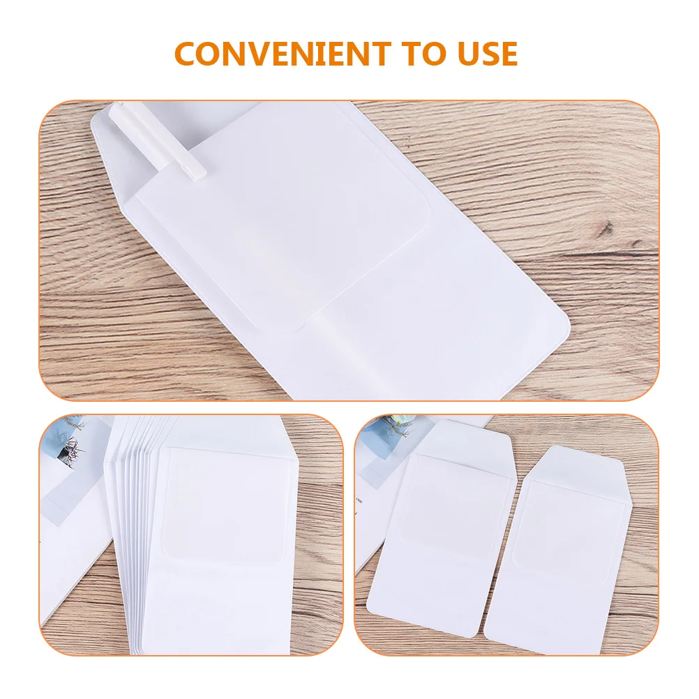

12pcs Insert Pen Bags PVC Nurse Supplies Leakproof Plastic Pocket Protectors Doctor Pen Cases Storage Containers