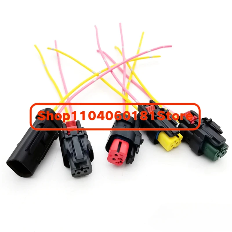 For excavator TE AMP 2 Pin Auto Waterproof 776522-1/2/3/4 776427-1Sensor plug Camshaft Solenoid valve Connector