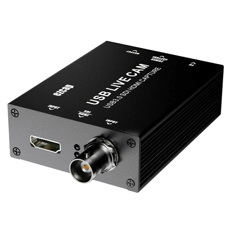3G-SDI SDI HDMI Video Capture Card Type C USB 3.0 4K 1080P 60fps Record Live Streaming for PS4 Switch Laptop PC Camera Camcorder