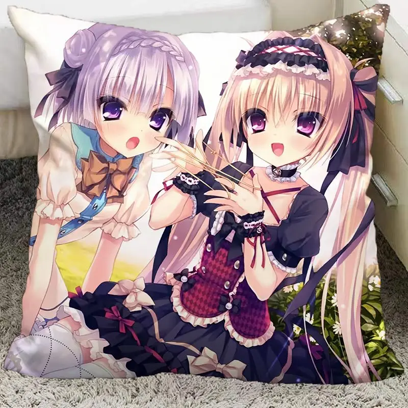 Yad-onfo-ng Lor-dess Knig-ht M-eiya Lua-sa Cosplay Surr-ound-ings - Dea-th Cast-le-2 Throw Pillow for Home, Living Room Cushion