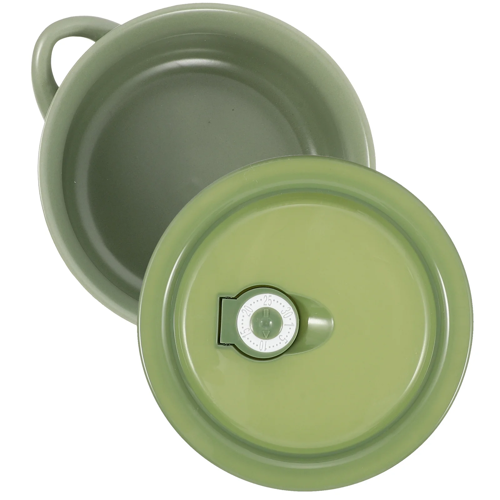 

Soup Bowl Noodle Bowls Ramen Microwave Safe Microwavable Green Ceramic with Handle