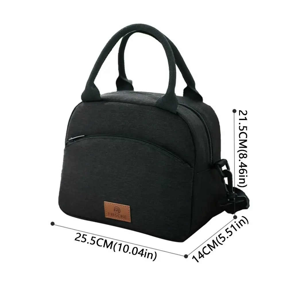 حقيبة غداء محمولة مانعة للتسرب، حزام كتف مقاوم للماء، صندوق غداء حراري، مقبض حقيبة تبريد مقاومة للزيت، مكتب