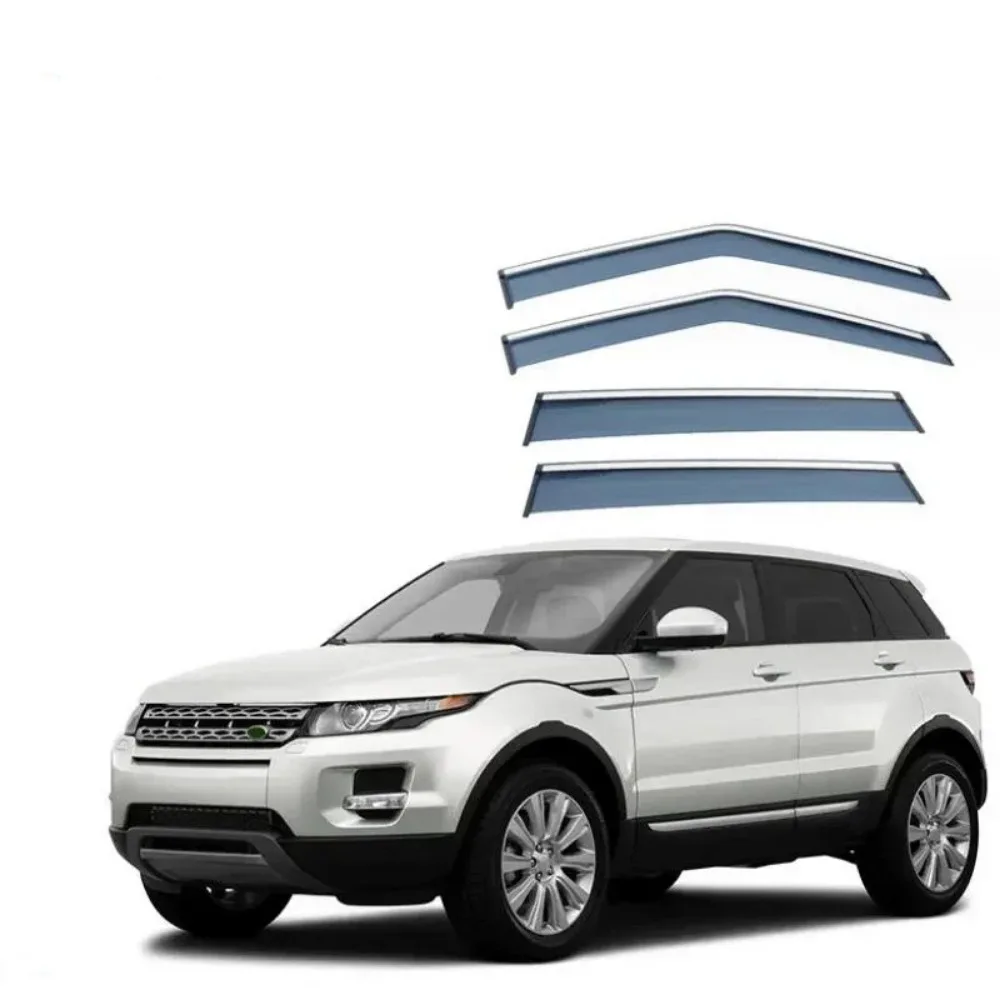 Window Visor Rain Exterior Part Body Kit Accessories For Range Rover Evoque 2011 2012 2013 2014 2015 2016 2017 2018 2019 2020-20
