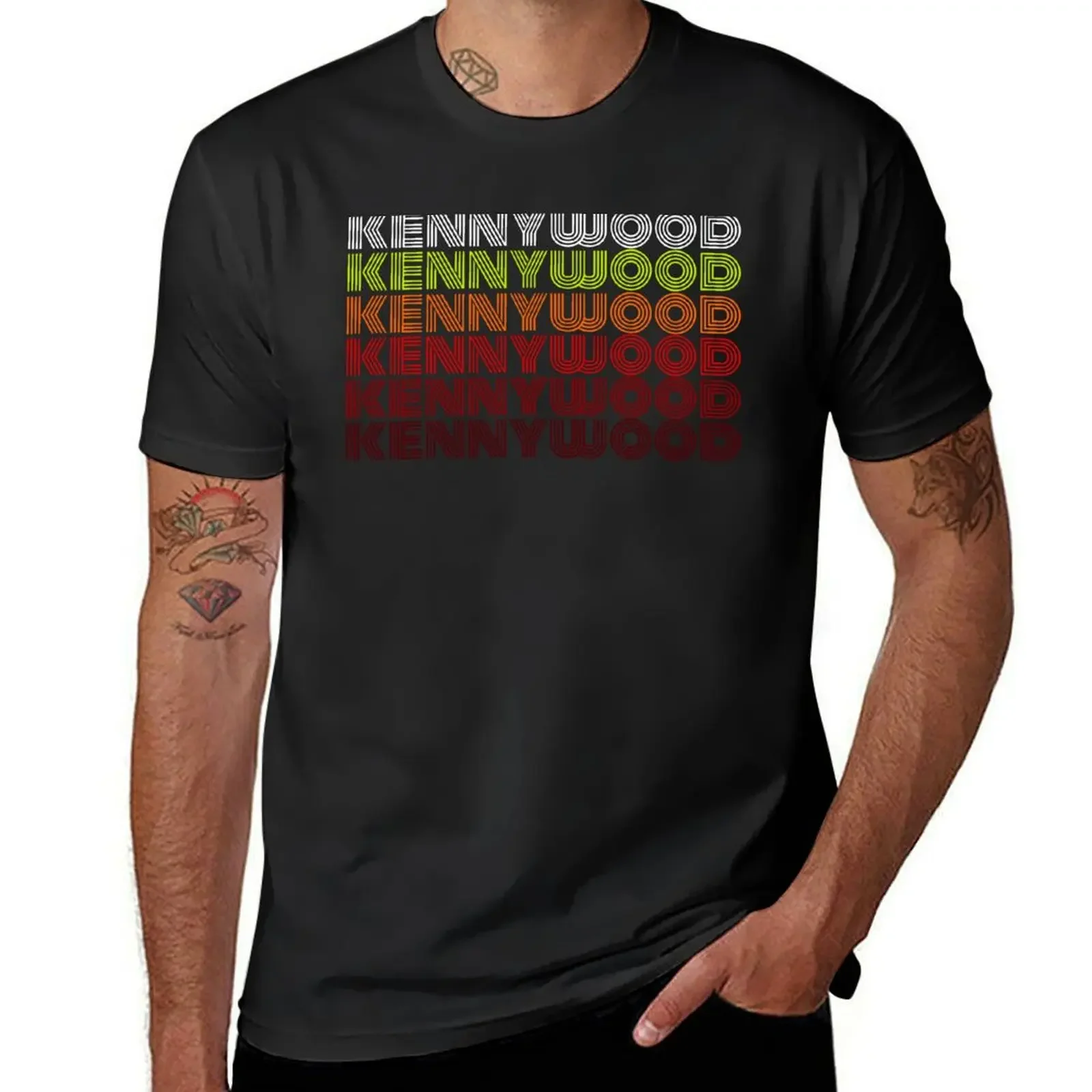 Kennywood Vintage T-Shirt aesthetic clothes animal prinfor boys anime tshirt anime figures black t-shirts for men