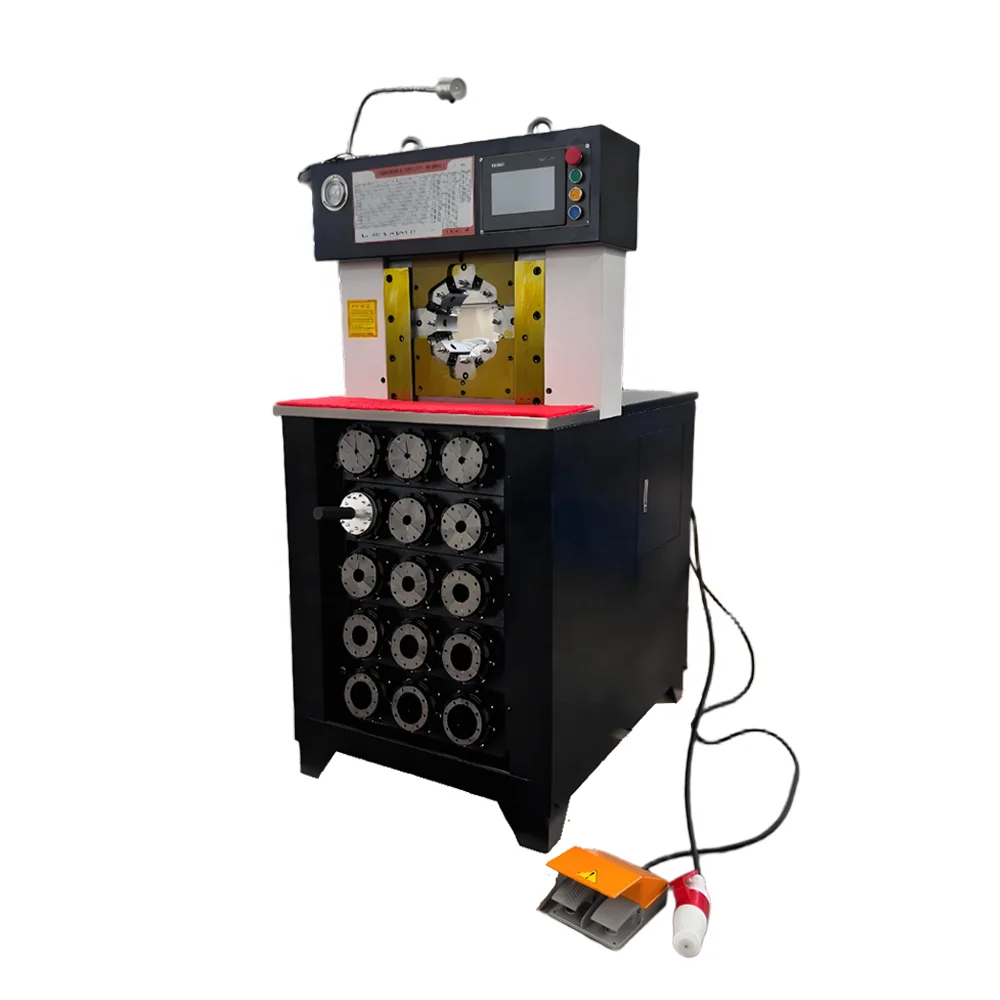 Large Diameter Hydraulic Hose Crimping Machine Rubber Making Machinery Hydraulic Crimping Tools 3INCH CNC Model