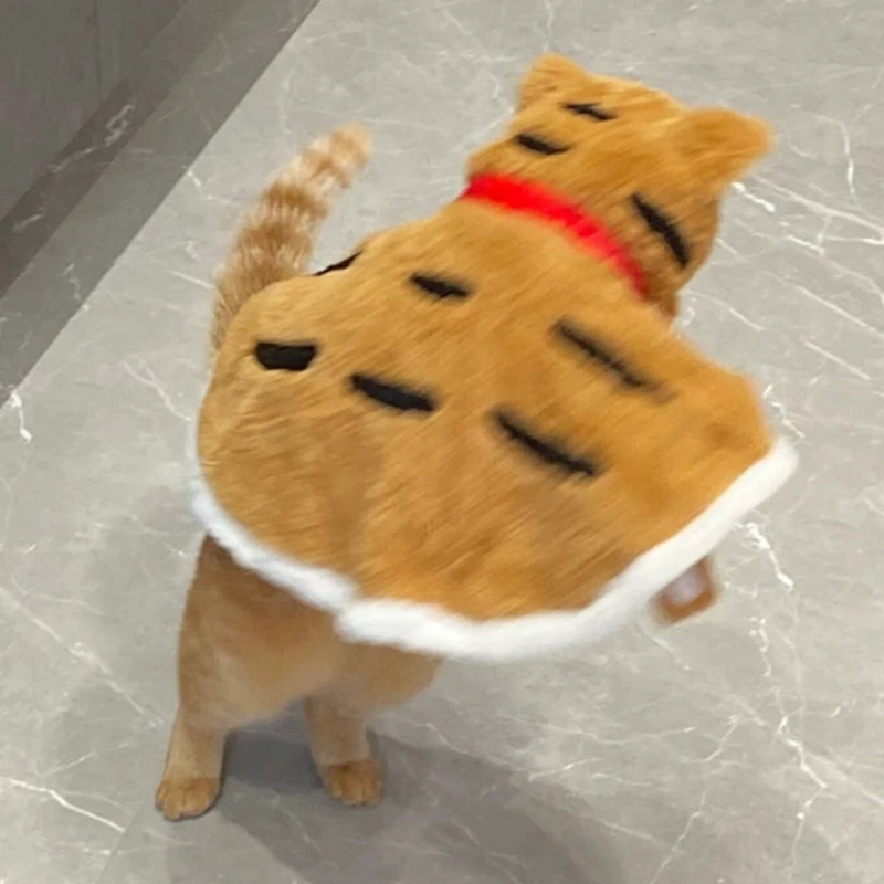 

Cute Halloween Pet Costumes Cosplay Tiger Cloak for Small Dog Cat Kitten Puppy Dress Kawaii Pet Clothes Cat Accessoties Gift