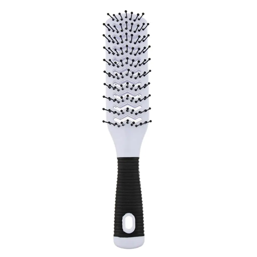 2 Side Vented 9 Row Styling Hair Brush Detangler Comb for Wet