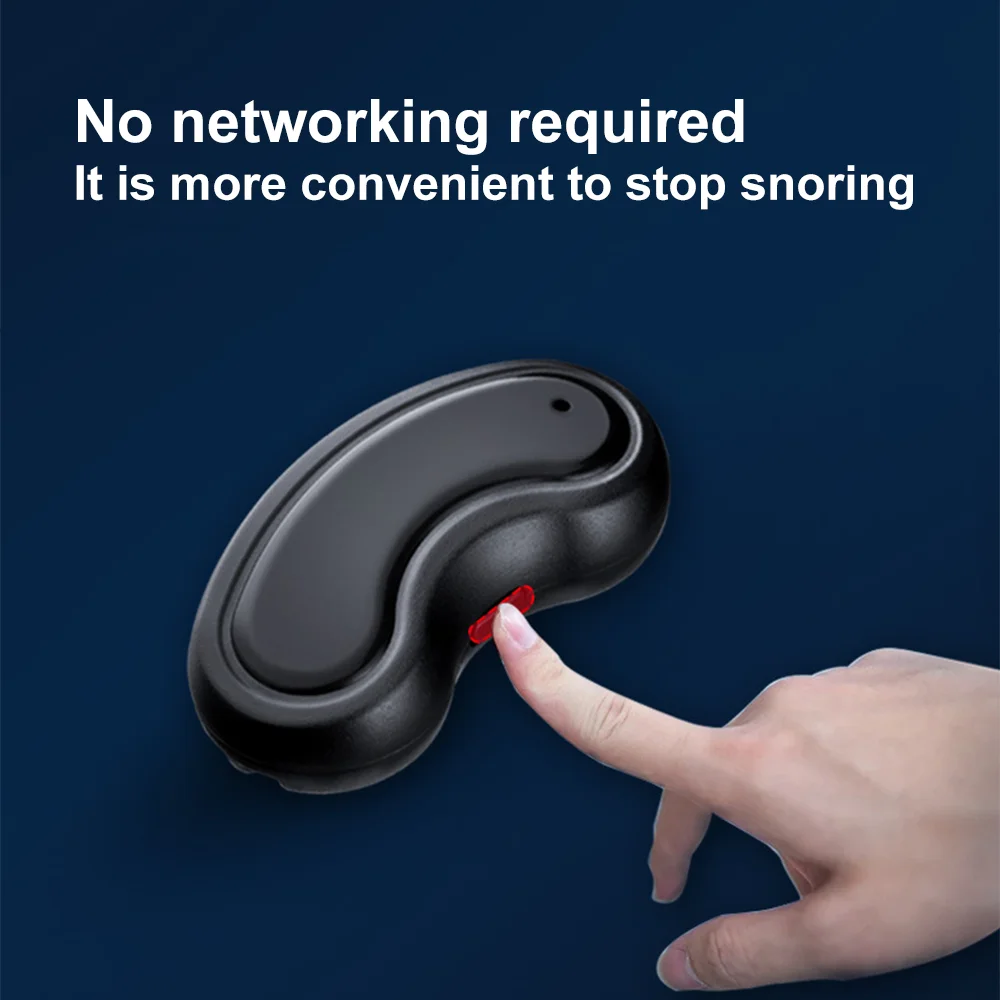 Smart Anti Snoring Device EMS Pulse Snore Stop Anti Ronco Noise Reduction Man Sleep Apnea Effective Snoring Solution Prevention