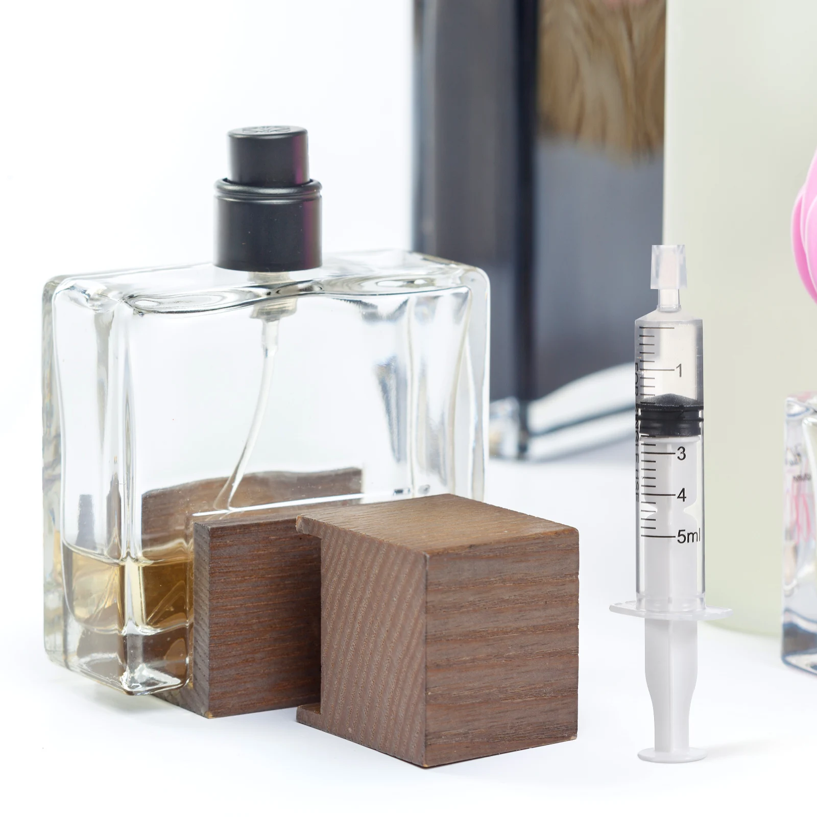 

20 pcs Perfume Refill Pump Tools 5Ml Plastic Perfume Dispenser Pump Transfer Adapter For Empty Bottles Fragrance Sample Oil