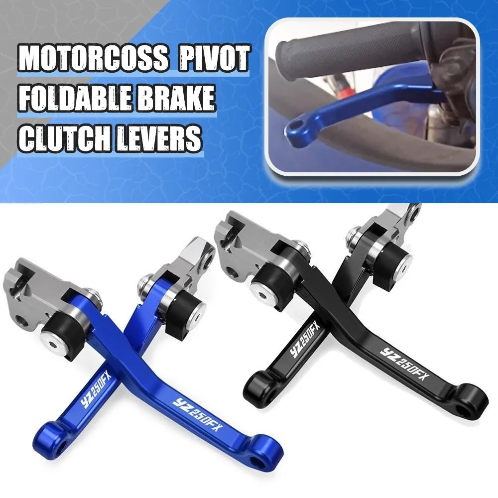 

Motocross Foldable Pivot Dirt Bike CNC Brake Clutch Levers Cable Lever Handle For YAMAHA YZ250FX 2015 2016 2017 2018