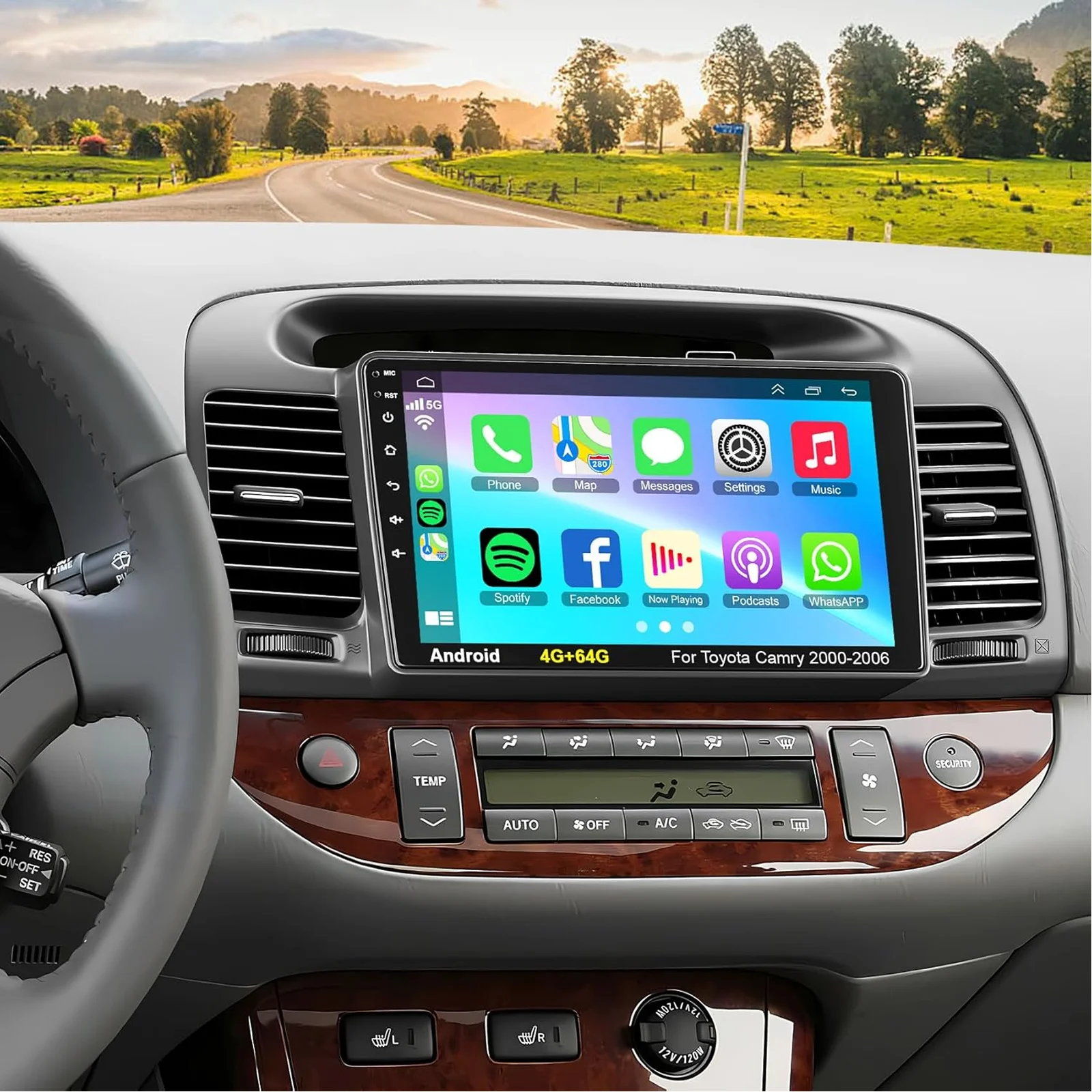 

Android15 For Toyota Corolla E130 E120 2000-2006 Car Radio Multimedia Player Navigation GPS wireless Carplay 2din Stereo DAB&DVR