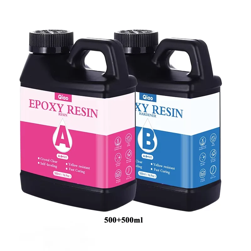 

Набор для начинающих по работе с эпоксидной смолой с инструментами | Кристально чистая эпоксидная смола для легкого смешивания, идеально подходит для начинающих и художников, работающих с смолой.