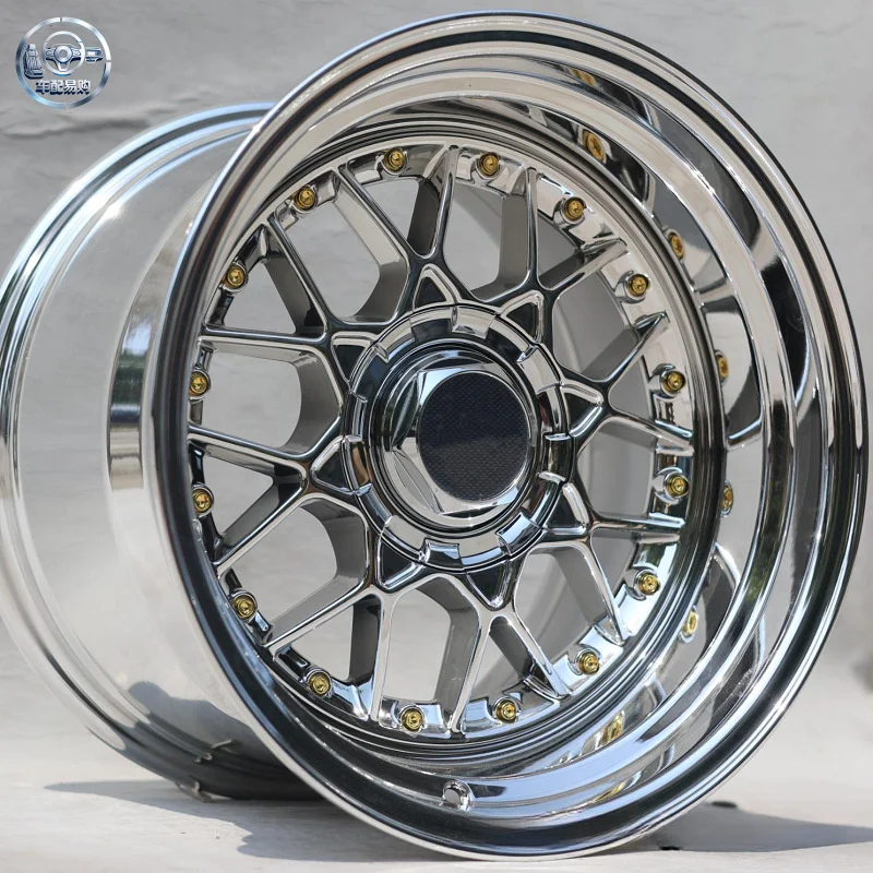 F605284 16inch Vacuum electroplated aluminum alloy wheel rims for car modification