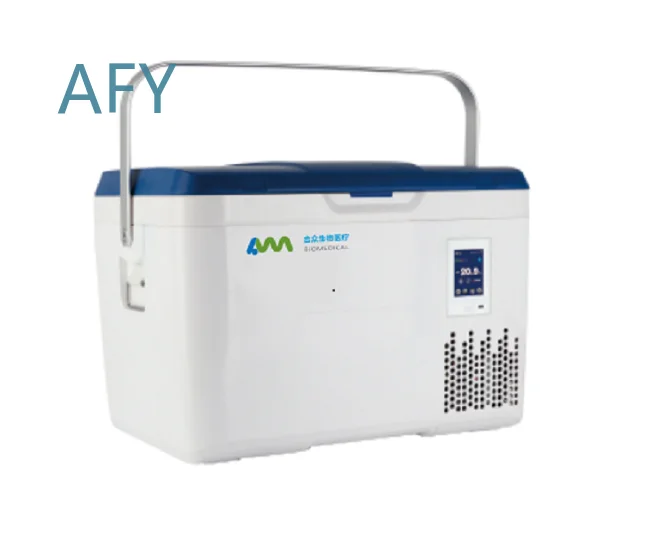 18L Portable Car Refrigerator for Cars Trucks RVs Dual Zone 2 to 8℃ and 0 to -20℃ Precise Temperature Control Digital Display