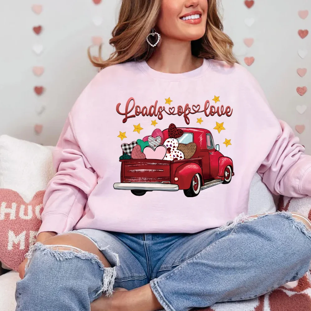 愛の漫画の熱伝達ステッカー、DIY熱伝達ステッカー、愛の花、バレンタインデー、6個