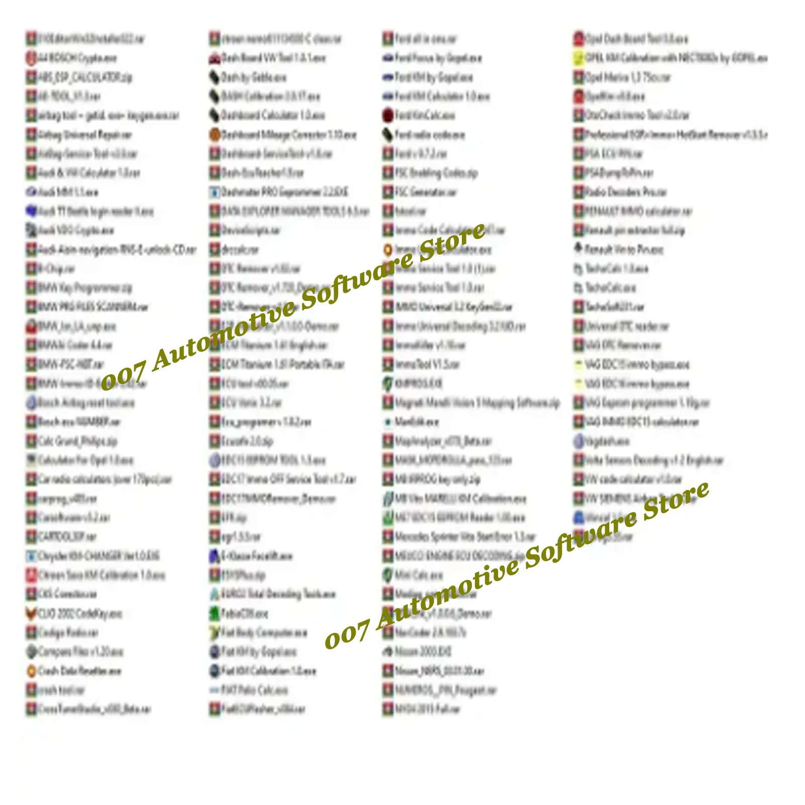 حزمة برامج إصلاح السيارات الكل في واحد سعة 32 جيجابايت IMMOFF ECU أدوات تشخيص وسادة هوائية لتصحيح الأميال متوافقة مع جميع العلامات التجارية