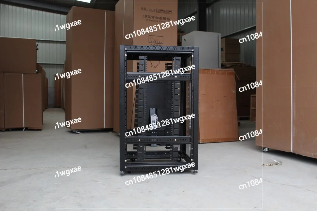 Imagem -06 - Floor Standing Rack Server Cabinet com Porta de Vidro Frontal 19 Network Cabinet