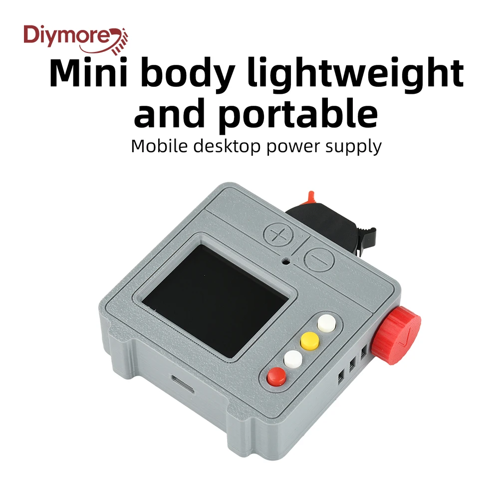 5W Adjustable TFT Color Screen Tester Mini Portable Step Down and Up Module Power Supply DIY Battery Test Buck-Boost Converter