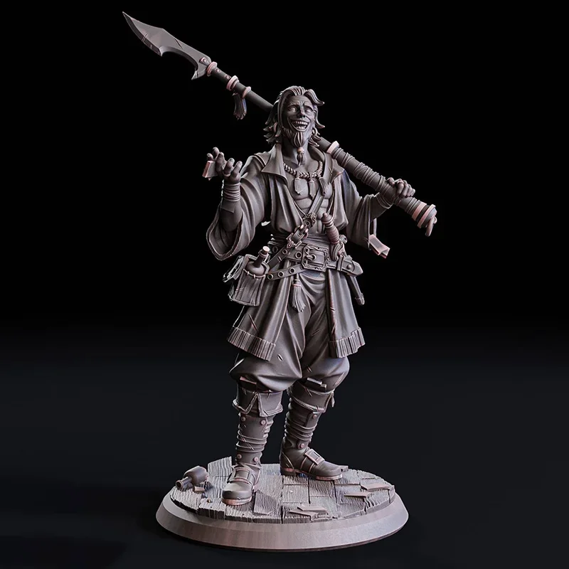

1/18 1/24 Resin Model Kits Pirate Brave Warrior Unpainted Figurine No Color RW1125B