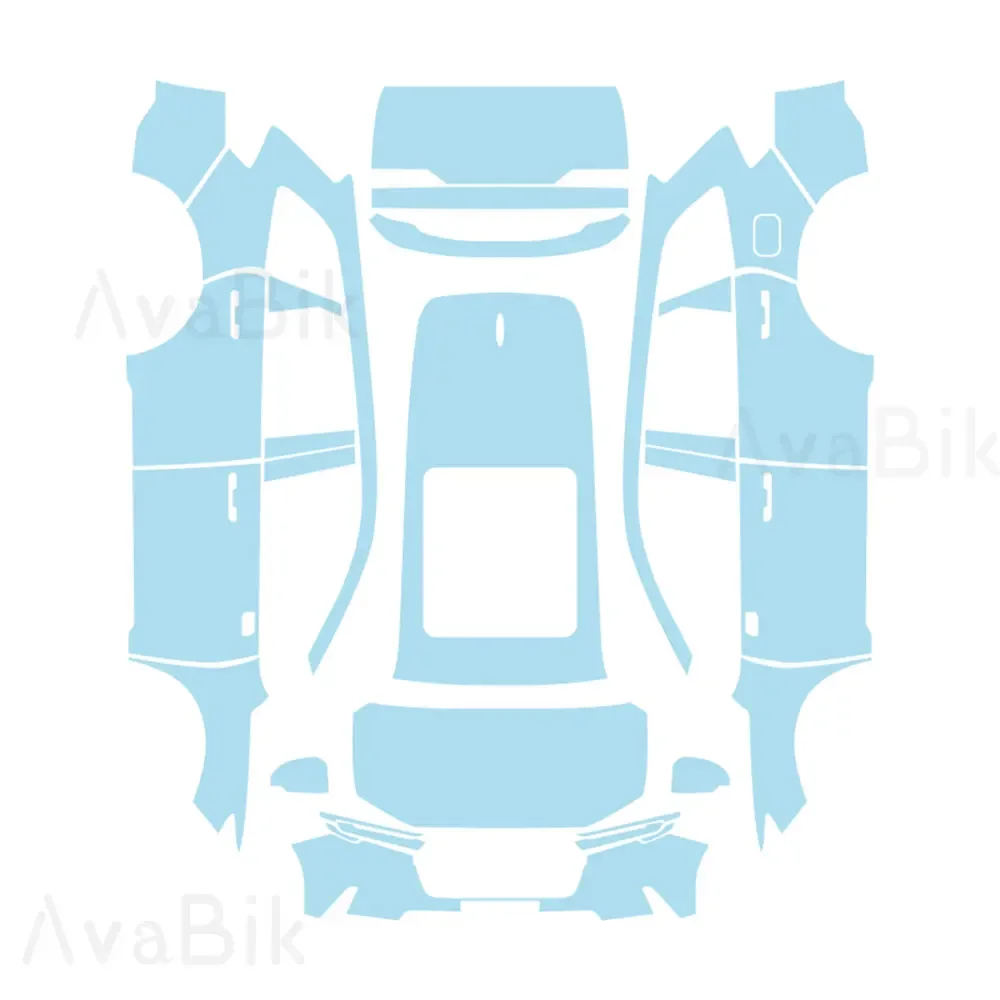 طبقة حماية لطلاء جسم السيارة قبل القطع من البولي يوريثان لهوندا CR-V 2023 2024 PPF مجموعة شفافة ملحقات ملصق شفاف مضاد للخدش