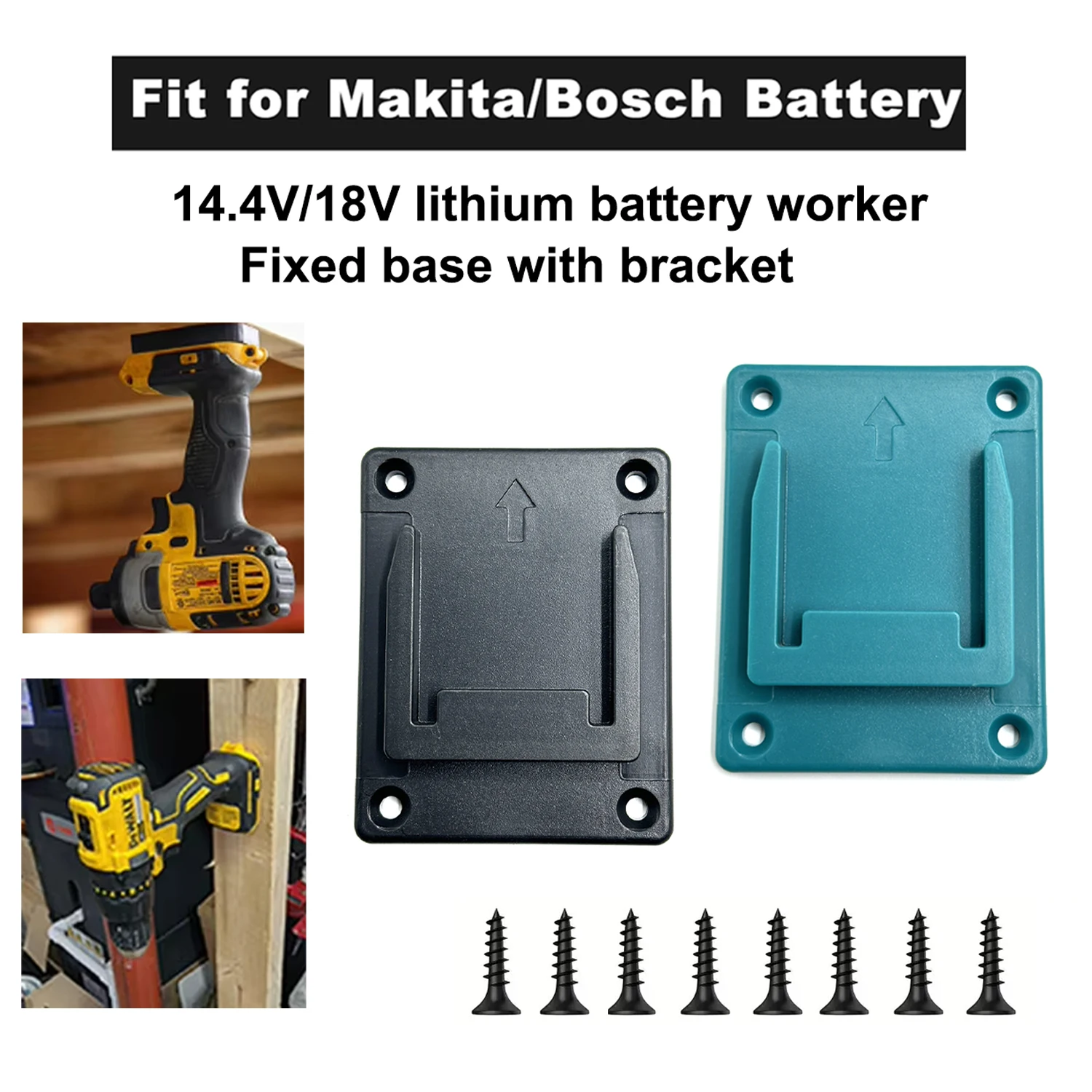 5/10 Pack Tool Holder for Makita&Bosch 18V Li-ion Drill Tools Holder Wall Mount Storage Bracket for Machine Display Stand Newest