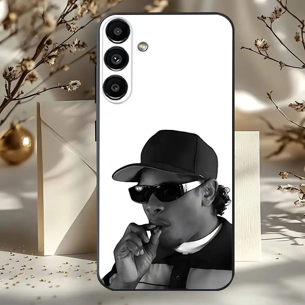 Custodia per telefono Rapper E-Eazy E cool per Samsung A73,72,51,53,52,71,22,5G,Nota,J7,8,9 Classic Versatile Black Soft Shell