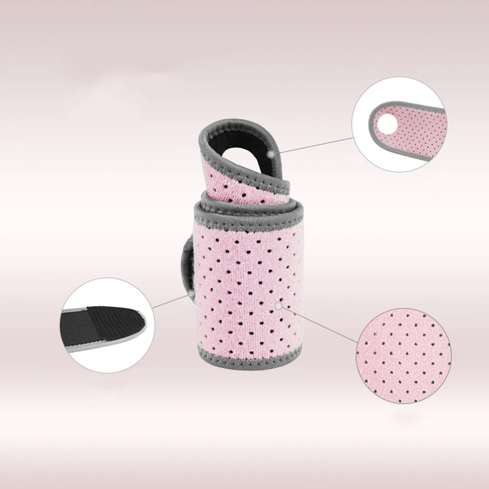 

Professional Wrist Support Brace for Women Sports Injury Protection Adjustable Compression Sleeve Pink