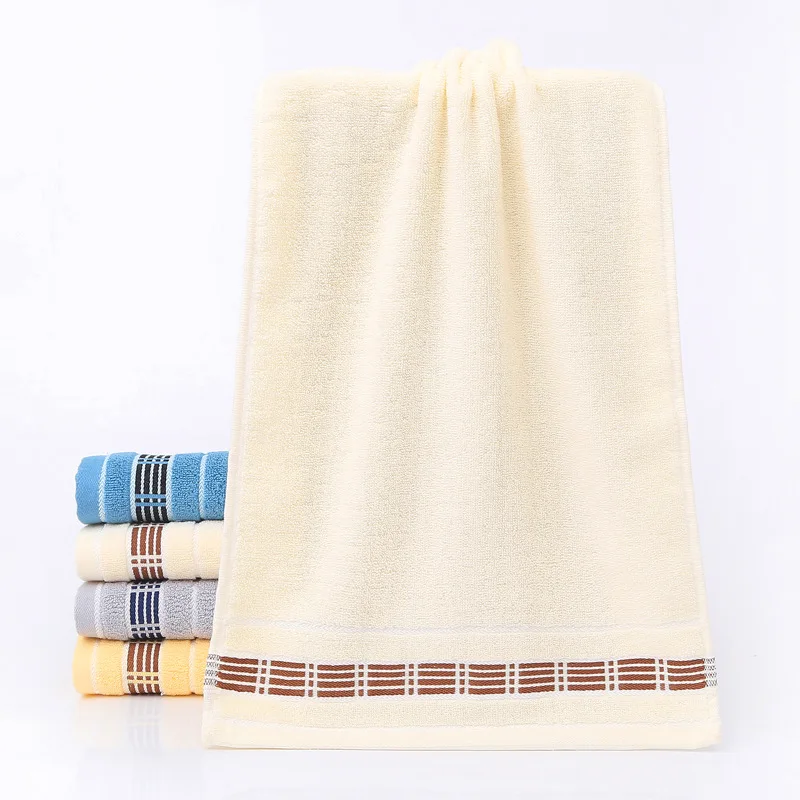 Cotton Towels Reversible Jacquard Soft Highly Absorbent Hand Towels for Bathroom Kitchen