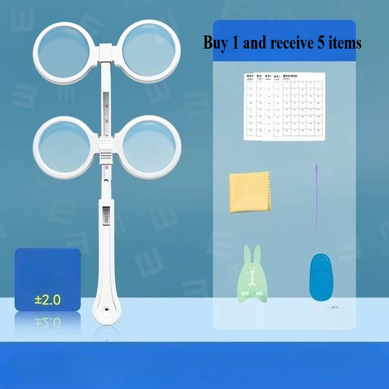 

Adjustable Optical Flipper Ophthalmic Holder Eye Trainer Portable Refractive Training Tool for Eye Calibration & Vision Therapy