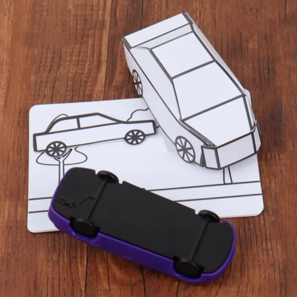 Zaubertricks erscheinendes Auto von Hyde Ren Gimmicks Zaubershow Malerei Auto Zauberspielzeug Interaktiver Mentalismus Zauberkarte zu Papierauto – Detail 3