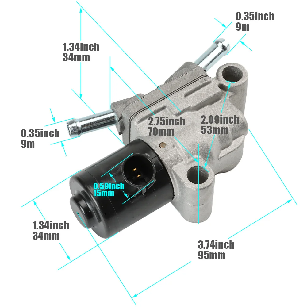 36450-PT3-A01 Neues IAC-Leerlaufluftregelventil für HONDA ACCORD 1990 1991 1992 1993 1994, für PRELUDE 1992–1996 36450PT3A01